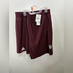 NWT Adidas Texas A&M University Sideline Woven Shorts size large